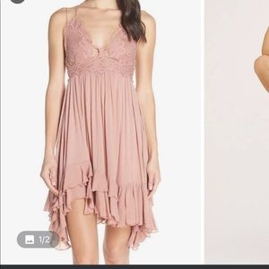 free people lace flowy dress size small/medium